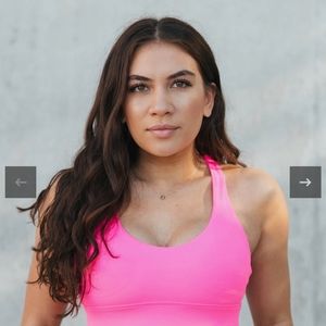 ZYIA Hot Pink Light N Tight Strappy Bra